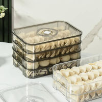 GIANXI Dumpling Storage กล่องเก็บของแช่แข็งแบบพกพา Food Grade Kitchen Preservation Quick Frozen ตู้เย็น Organizer