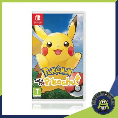 Pokemon Let’s Go Pikachu Nintendo Switch Game แผ่นแท้มือ1!!!!! (Pokemon Let Go Pikachu switch)(Pokemon Pikachu switch)(Pokemon switch)