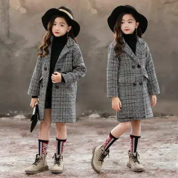 Girls wool winter on sale coats