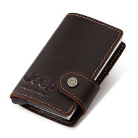 Travel Credit Card Holder Purse Luxury Credential Genuine Leather Wallet Men Hasp Clutch Business Money Bag Mini Coin Male Walet
