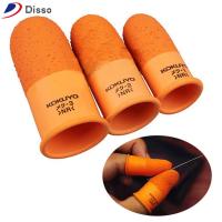 DISSO อุปกรณ์อเนกประสงค์ ปลอกนิ้วกันลื่น เครื่องมือทำมือ สีส้มสีส้ม เตียงเด็กอ่อนสำหรับนิ้วมือ เครื่องมือเครื่องมือช่าง ตัวป้องกันป้องกัน ถุงมือป้องกันปลายนิ้ว ทำงานได้อย่างยอดเยี่ยม