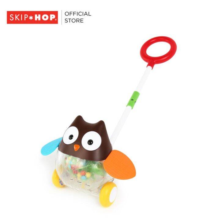 skip-hop-explore-amp-more-rolling-owl-push-toy-ของเล่นเด็ก-ของเล่นฝึกเดิน-ของเล่นรถไถ-ลายนกฮูก