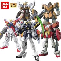 โมเดลเขื่อน Bandai HG HGAC 1/144ปีกเขื่อนซีโร่อาวุธหินทราย Deathscythe Maganac วิงของเล่นชิ้นส่วนแบบจำลอง14ซม.