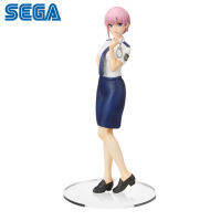 ของแท้ Sega Gotoubun ไม่มี Hanayome 21ซม. Nakano Ichika พร้อมชุด Uniform รูปอะนิเมะ Lover Collection เด็ก