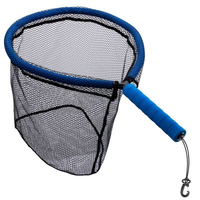 Goture Portable Landing Net For Fishing 60CM Detchable Handle Soft Rubber Net Trout Catch Net With Elastic Rope Fishing Tackle