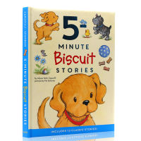 Biscuit dog 12 stories hardcover collection English original picture book biscuit 5-minute biscuit stories parent-child bedtime picture story book hardcover childrens extracurricular reading English Enlightenment cognition