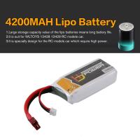 ของขวัญ 4200 เมตร · ah7.4v 25C TเสียบLiPoแบตเตอรี่สำหรับwltoys 12428 12429 รุ่นรถอะไหล่แทนที่แบบชาร์จแบตเตอรี่