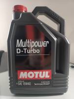 Motul Multipower D-Turbo 15W-40 Technosynthese API CI-4/SL PERFORMANCE ขนาด ( 6L ) เกรดกึ่งสังเคราะห์ # เครื่องยนต์ดีเซล