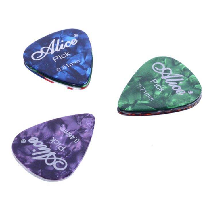 12pcs-alice-acoustic-electric-guitar-picks-plectrums-and1-round-metal-picks-box-case