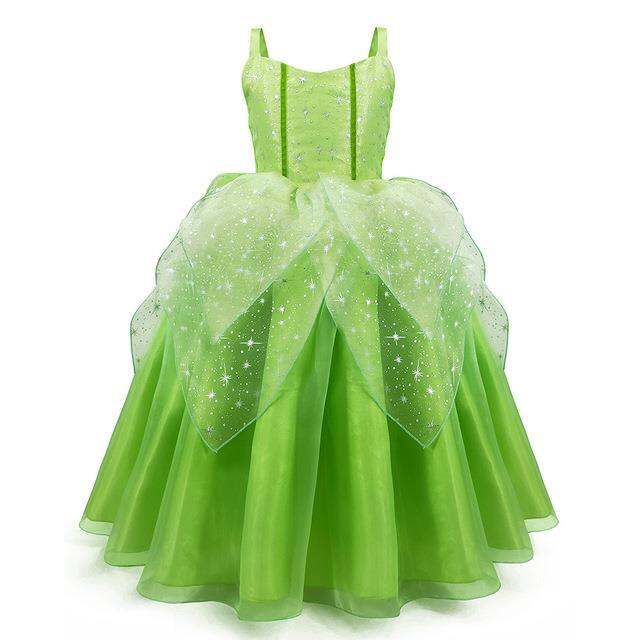 jeansame-dress-สาวดอกไม้นางฟ้าแต่งตัวเด็กเจ้าหญิง-tinkerbell-ทิงเกอร์เบลล์ชุดที่มีปีกฮาโลวีนเจ้าหญิงเครื่องแต่งกายเอลฟ์พรรคชุด