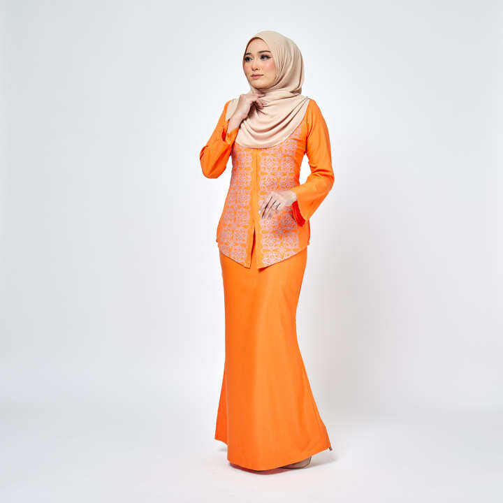 Sopan Warisan Baju Kebaya Moden Sulam | Lazada