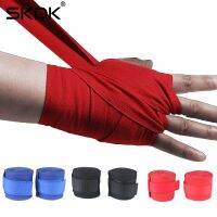 SKDK 1Pair 2.5M Width Boxing Handwraps Elastic Bandage Gloves Wrist Support For Boxing Kickboxing Muay Thai MMA Hand Wraps