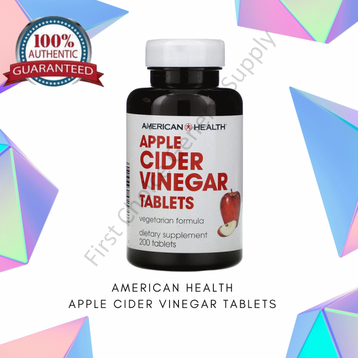 American Health Expiredatejune2024 Apple Cider Vinegar Tablets 480