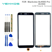 Asal 5.7 Inci Blackview BV4900 Digitizer บำรุงผิวสำหรับ Blackview Probv5100 BV4900 Blackview แผงเซ็นเซอร์ Kaca Sentuh