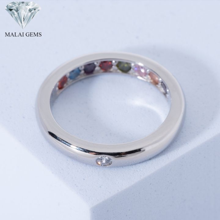 malai-gems-แหวนนพเก้า-แหวนเพชร-9-สี-อัญมณี-นำโชค-เฮง-siilver-92-5-รุ่น-291-rkoo43-แถมกล่อง-แหวนเงินแท้-แหวนเงิน-แหวน