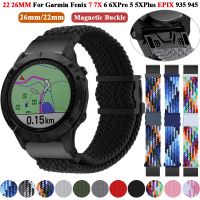 22 26mm Quickfit Straps 7 7X 6 6X 5X 5 3HR 935 945 Braided Band Silicone Wristbands