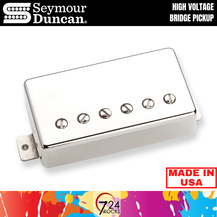 724ROCKS Seymour Duncan High Voltage Vintage Humbucker Pickups Nickel