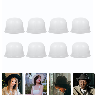 8ชิ้นหมวกสนับสนุนรอบโดมยืนหมวก H Older ตรวจสอบผู้ถือขวดครอบคลุมท่องเที่ยวชนบรรจุอุปกรณ์