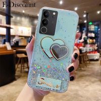 ใหม่ฝาปิด เคสสำหรับ VIVO V29 Pro V29E เคสกลิตเตอร์นิ่มใสลายดาวกระจกแต่งหน้าดวงจันทร์สำหรับ VIVO V29 V29E เคส