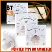 BTC3 ความแม่นยำระดับ2.5 หัวแอมมิเตอร์ พอยเตอร์ แอมมิเตอร์แอมมิเตอร์ มิเตอร์แอมป์ DC มิเตอร์แผงอนาล็อก เครื่องมือวัดขนาด