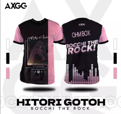 Axgg "Bocchi The Rock" Anime 3D T-shirt