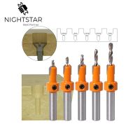 1Pcs 8mm Shank Countersink Drill Bit Set Wood Router Bit Milling Cutter Woodworking Carpentry Reamer 2.8mm 3mm 3.2mm 3.5mm 4mm Drills  Drivers