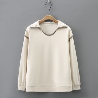 Large Size XL-4XL Womens Spring Autumn New Sweatshirts Oversized A-line Fashion Casual Female Pullovers