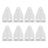 ┋ 8 PCS Blind Hook Plastic Hooks Hanging Venetian Tilt Track Pulley Blinds Connector Connecting Curtain Roller