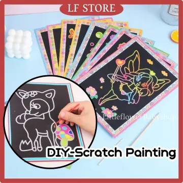 colourful scratch art card - Buy colourful scratch art card at Best Price  in Malaysia