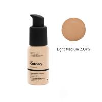 The Ordinary Coverage Foundation SPF 15 สี  Light Medium 2.OYG (Light Medium Neutral with yellow undertone and gold highlight) 30ml เหมาะกับผิวปานกลาง