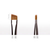 1pc High end Pro Mink hair Angled Eyebrow Makeup brushes detail Eye shadow Make up brushes Ebony handle pencil beauty