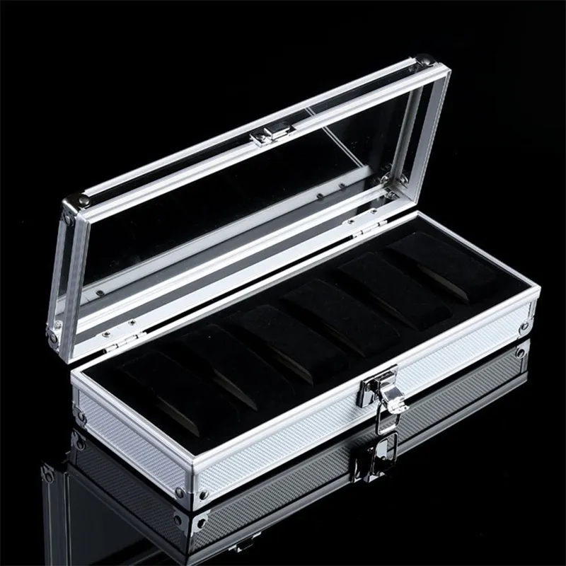 Aluminum Alloy Watch Case Jewelry Storage Travel Box