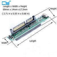 44 Pin 2.5 Ide HDD SSD แล็ปท็อปฮาร์ดไดรฟ์หญิง7 15 Pin 22 Pin 2.5 "ชาย SATA Controller Adapter Converter ใหม่