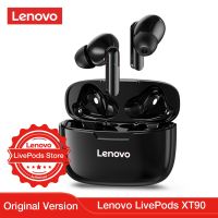 Lenovo LivePods XT90 TWS หูฟังบลูทูธ IPX5กันน้ำกีฬาหูฟังเอียบัดไร้สายใหม่ล่าสุดหูฟังบลูทูธขนาดเล็ก 1 1 1 1 1