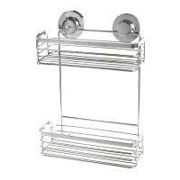 ตะกร้าสเตนเลสเหลี่ยม2ชั้นสุญญากาศKECH1212-TIER KITCHEN RACK WITH SUCTION CUP KECH KECH121 STAINLESS STEEL **โปรโมชั่นสุดคุ้ม โค้งสุดท้าย**