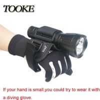 [COD] TOOKE Durable Holder Soft handmount for Dive Diving Underwater Led Torch Flashlight