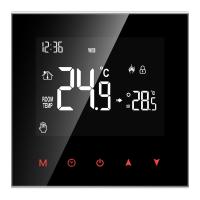 LCD Touch Screen Thermostat Temperature Controller, with Build in Sensor Support Al-Exa Google Home