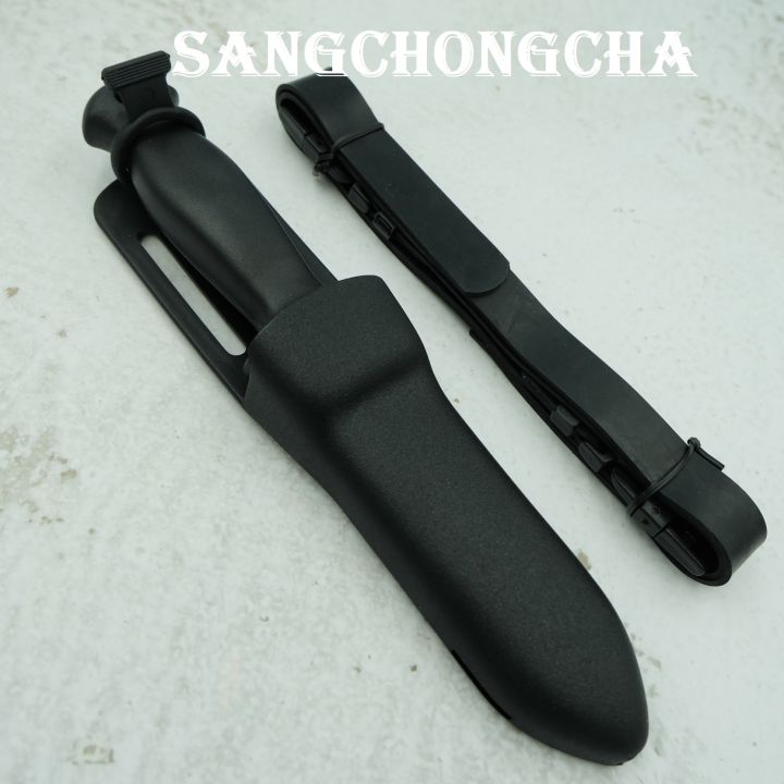 sangchongcha-fx007-มีดดำน้ำคุณภาพสูง-อุปกรณ์ดำน้ำ-มีดดำน้ำลึก-มีดแทงปลา-มีดใต้น้ำ-scuba-diving-ใบมีด420ssทนสนิม-ยาว21-9cm-แถมปลอกพลาสติก-ยางรัดขาอย่างดี