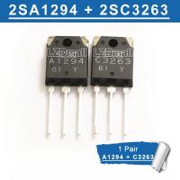 1pair A1294 C3263 ( 2SA1294 + 2SC3263 ) TO-3P Audio Power Amplifier 230V 15A new original