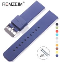 Quick Release Silicone Straps 12mm 14mm 16mm 18mm 20mm 22mm 24mm Waterproof Rubber Replacement Bracelets Band Watch Belts