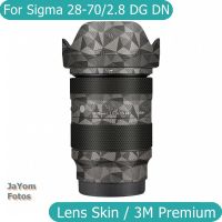 สติกเกอร์กล้องสำหรับ Sigma 28-70มม. F2.8 DG DN สำหรับ Sony กล้องติดตั้งสติกเกอร์เลนส์เคลือบฟิล์มป้องกันผิวรูปลอกตกแต่ง28-70 F2.8
