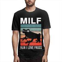 Rengoku MILF Less Print Cotton Shirts Hombre Man I Love Frogs Kawaii Animals Men Fashion Streetwear Adult TShirt 4XL 5XL 6XL