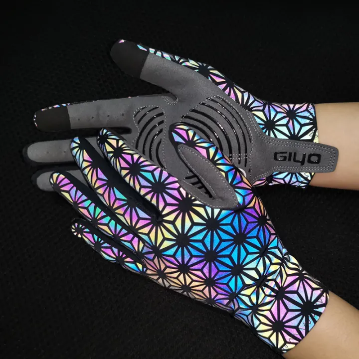 giyo-luminous-halffullfinger-gloves-reflection-dazzle-mtb-cycling-longshort-mitten-outdoor-sport-noctilucent-motorcycle-glove