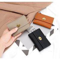 2023 New Womens Genuine Leather Card Holder Fashion First-layer Cowhide Large-capacity Coin Purses Business Cards Holder Wallet Card Holders