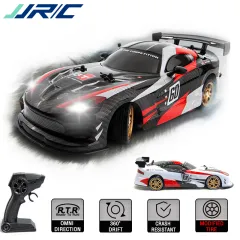 Fisca 1/16 Remote Control Drift Cars Toys with 2 Sets Tires, 4WD RC Cars  with Headlamps 