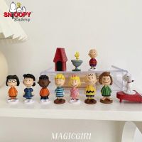 [Toy City] ครบชุด Snoopy ตาบอดกล่องการ์ตูนเครื่องประดับตุ๊กตารุ่นของเล่นตกแต่งนักเรียนแฟนหุ่นของขวัญรถจี้ Kawaii อุปกรณ์เสริม