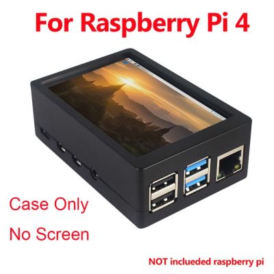 【✴COD✴】 fuchijin77 เคสเคส Abs หน้าจอ3.5นิ้ว Raspberry Pi 4ขนาด480*320กล่องจอแสดงผล Lcd สำหรับ Raspberry Pi 3รุ่น B/3b/3b/4Bcase เท่านั้น