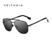 VEITHDIA แว่นตากันแดดสเตนเลสบุรุษสแควร์แว่นตากันแดด Vintage วินเทจ 2493