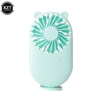 【CW】 Handheld USB Chargeable Desktop Fans 3 Mode Adjustable Cooler Outdoor Office