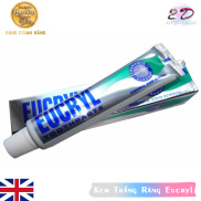 Kem đánh trắng răng Eucryl Freshmint Toothpaste Anh Quốc 62g Đá dán răng 2D
